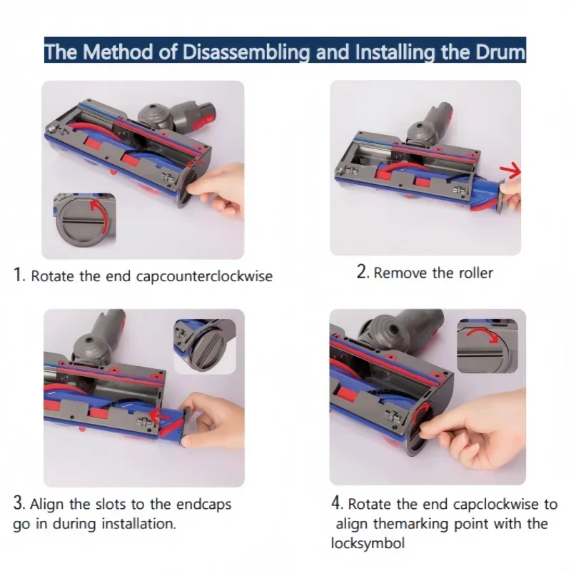 استبدال الرأس متوافق مع دايسون V10 V11 V7 V8 V15 مكنسة كهربائية محرك مباشر LED أجزاء رأس منظف عرض الغبار