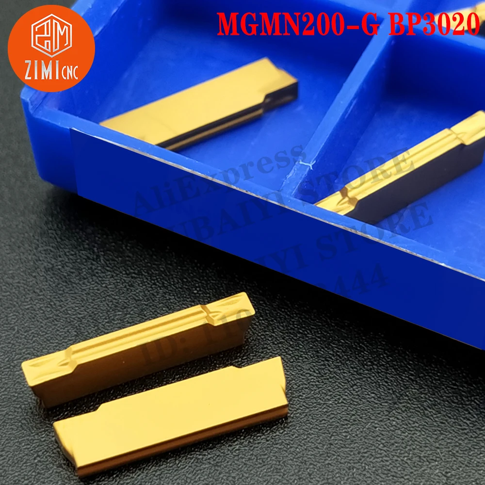 MGMN200-G BP3020 carbide Grooving Inserts metal CNC slotted inserts Quick Chip External Holder Cutting Tools Turning Tools MGMN