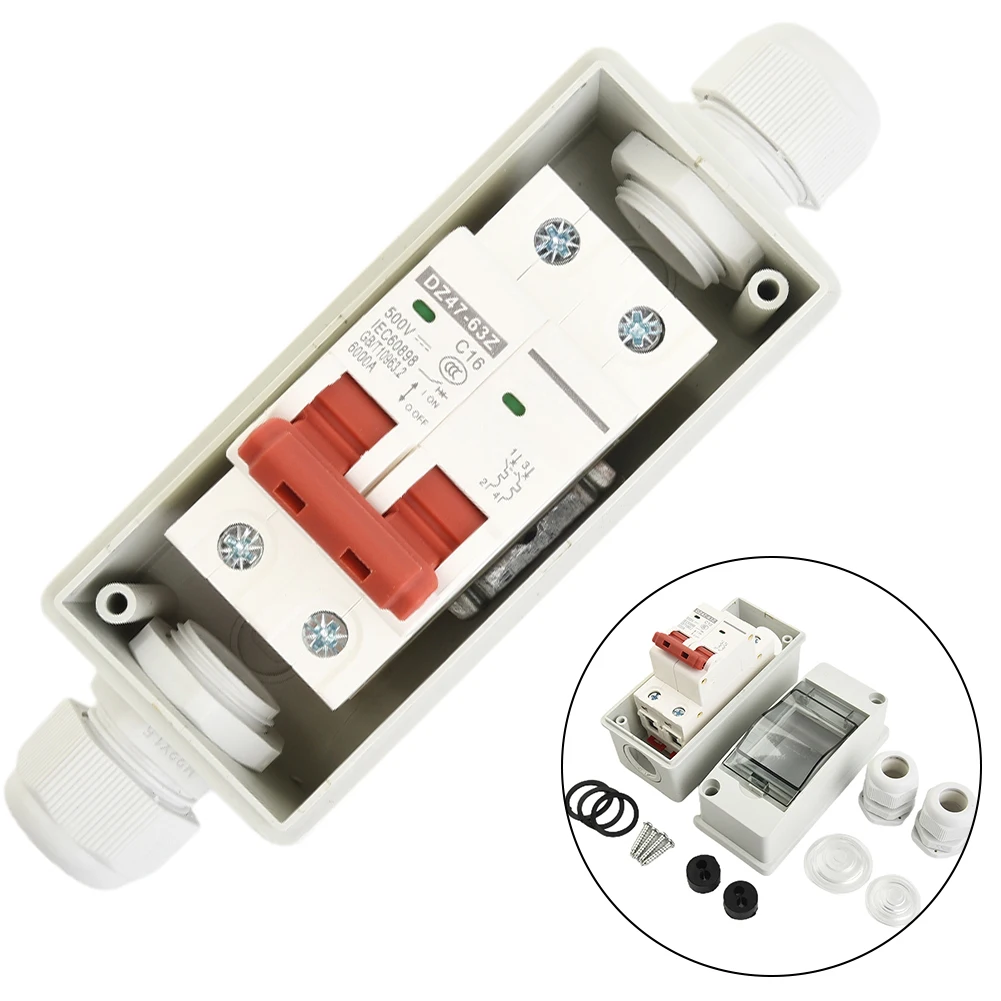 

Solar Photovoltaic Battery Waterproof Distribution Box Replacement Parts For PV Combiner Box Switch Miniature Circuit Breaker