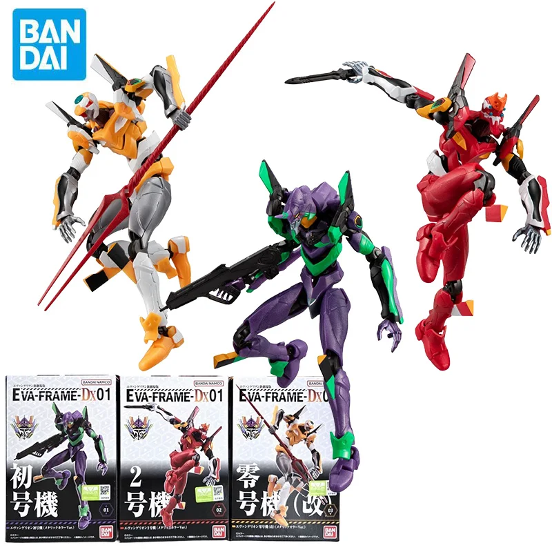 

BANDAI EVA-FRAME-DX Evangelion UNIT-00 Unit-01 Unit-02 Action Figures (A Full Set of Three Boxes​) Evangelion Anime Model Kit