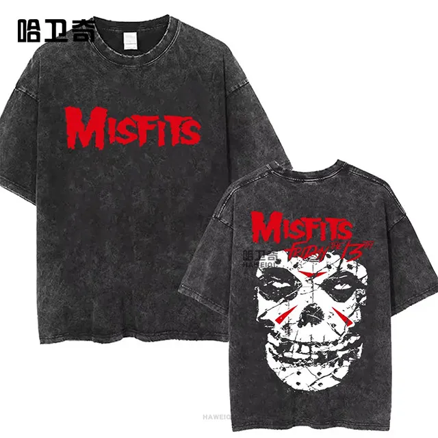 

Футболка оверсайз в американском уличном стиле, летняя, с эффектом потертости, с графическим принтом, для мужчин и женщин, ретро, повседневный топ