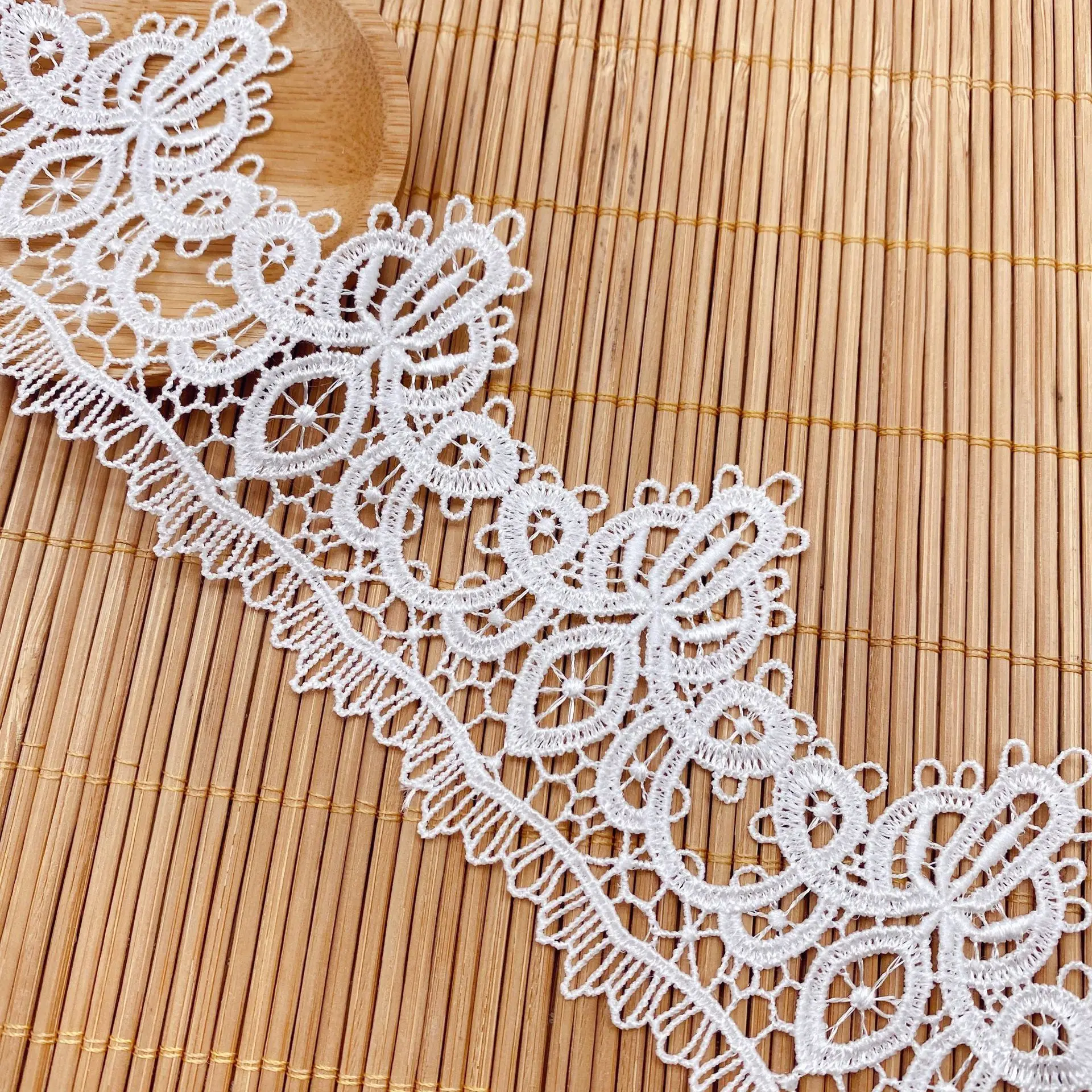 Embroid Hollow Lace DIY Pajamas Accessories Home Furnishings Women's clothing Bedding Wedding Dresses Sewing Garment Accessories