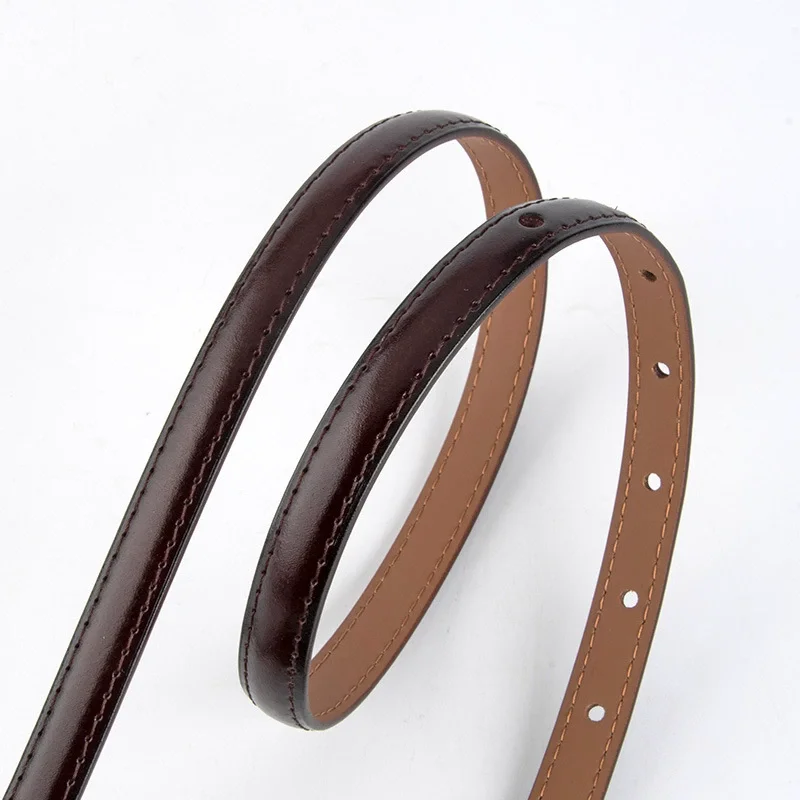 ผู้หญิงวินเทจหัวเข็มขัดหนังแท้รัดตัวหญิง Cummerbund เสื้อเข็มขัดชุด Decration เข็มขัดแคบ J1044