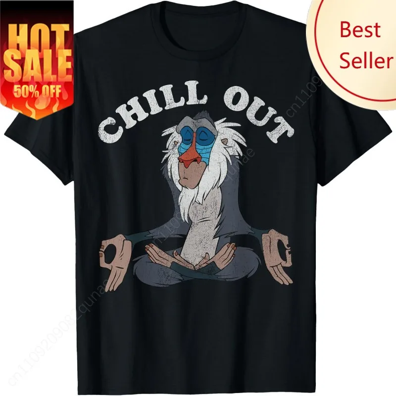 

Disney Lion King Rafiki Chill Out Meditation Graphic T-Shirt
