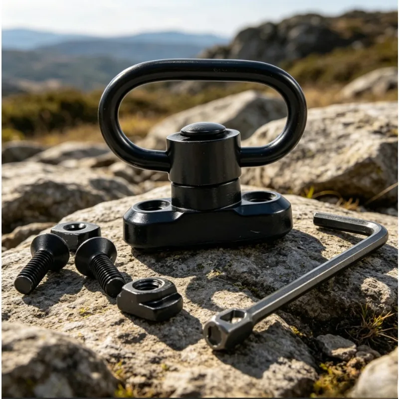 

MLOK QD Sling Mount Swivel Loop Metal Floating Cup Universal Bracket for Outdoor Single Double Point Sling Accessories