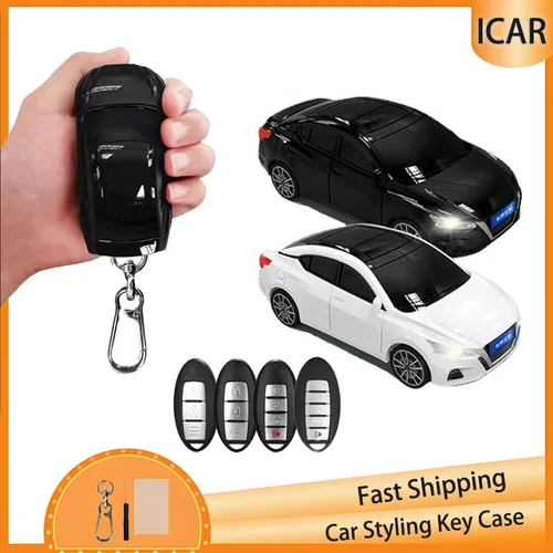 Imagen 1 del producto Funda para llave creativa para Nissan Teana, modelo de coche para Nissan X Trail T32 2020 Rogue Patrol Murano Maxima Altima Qashqai