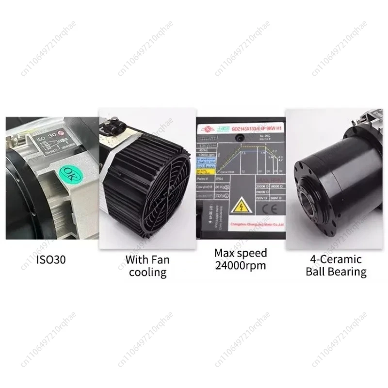 

High Speed Spindle Motor 9kw Atc Cnc Machine Spindle 9kw Cnc Router Spindle Motor