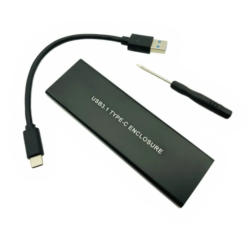 Hddエンクロージャー/ケース/ボックスm.2ssdエンクロージャーm.2pcie nvmeエンクロージャーm2nvme pcie usb3.1タイプcハードドライブエンクロージャー