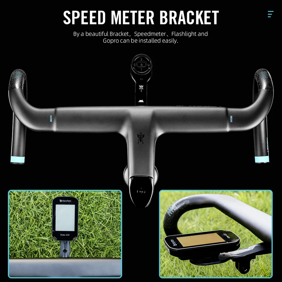 LEXON 2024 VERO Integrated Carbon Road Handlebars Full Inner Cable