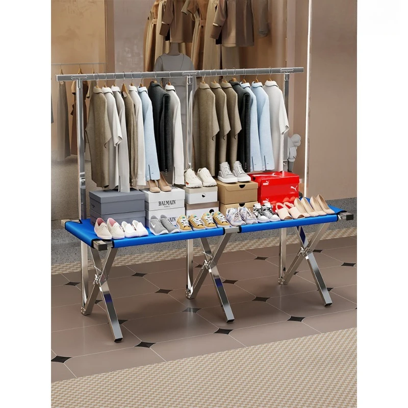 

Складная многофункциональная телескопическая полка-стол для напольного выставочного стенда на ночном рынке