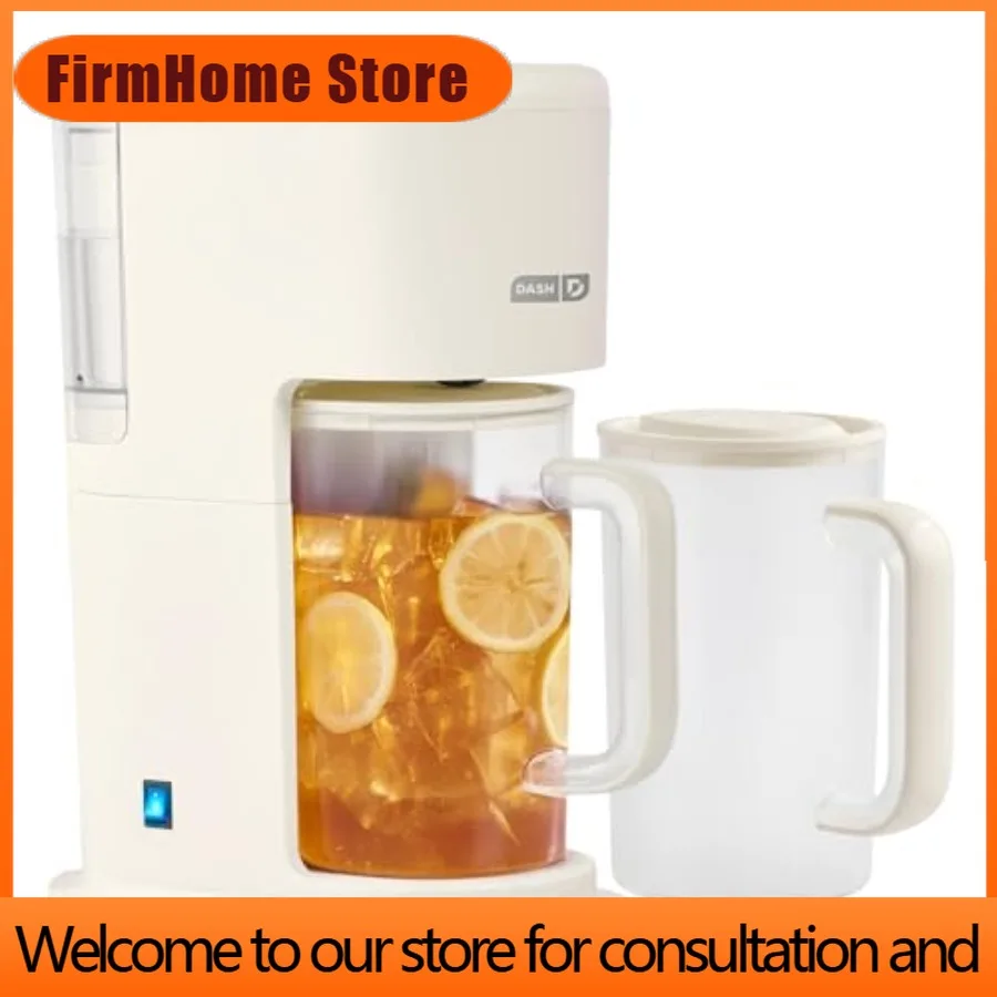 FirmHome StoreSummer Sippers™ Iced Tea Maker And Iced Coffee Maker - Dissolves Sugar Brews Over Ice - Reusable Coffee Filter For