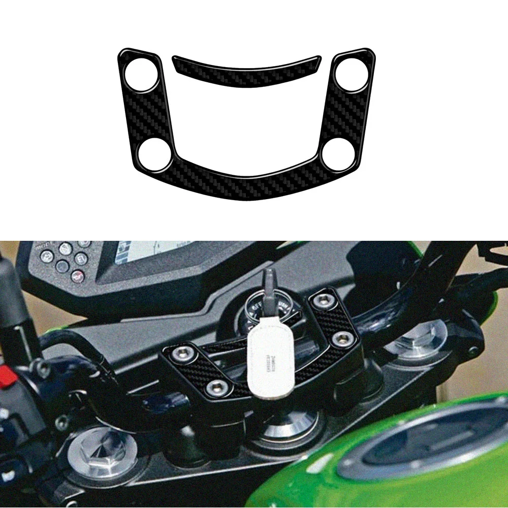 

ER6N Motorcycle Carbon-look Top Triple Clamp Yoke Sticker For ER-6N 2009-2011 and ER6F 2009-2016