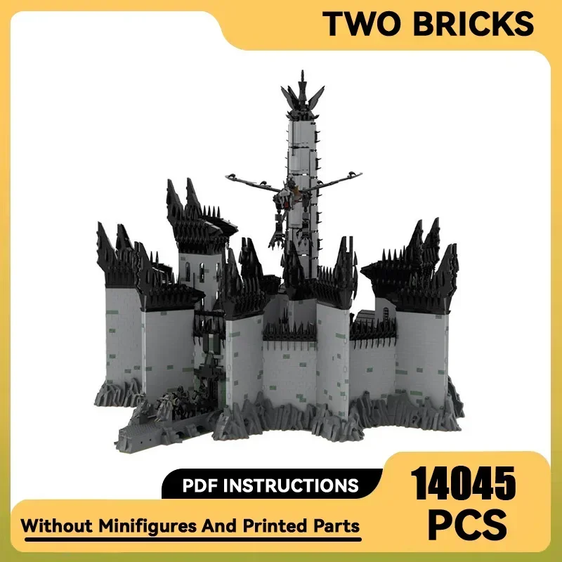 Magical Rings Movie Model Moc Building Bricks UCS Minas Morgul Technology Modular Blocks Gifts Christmas Toys DIY Sets Assembly