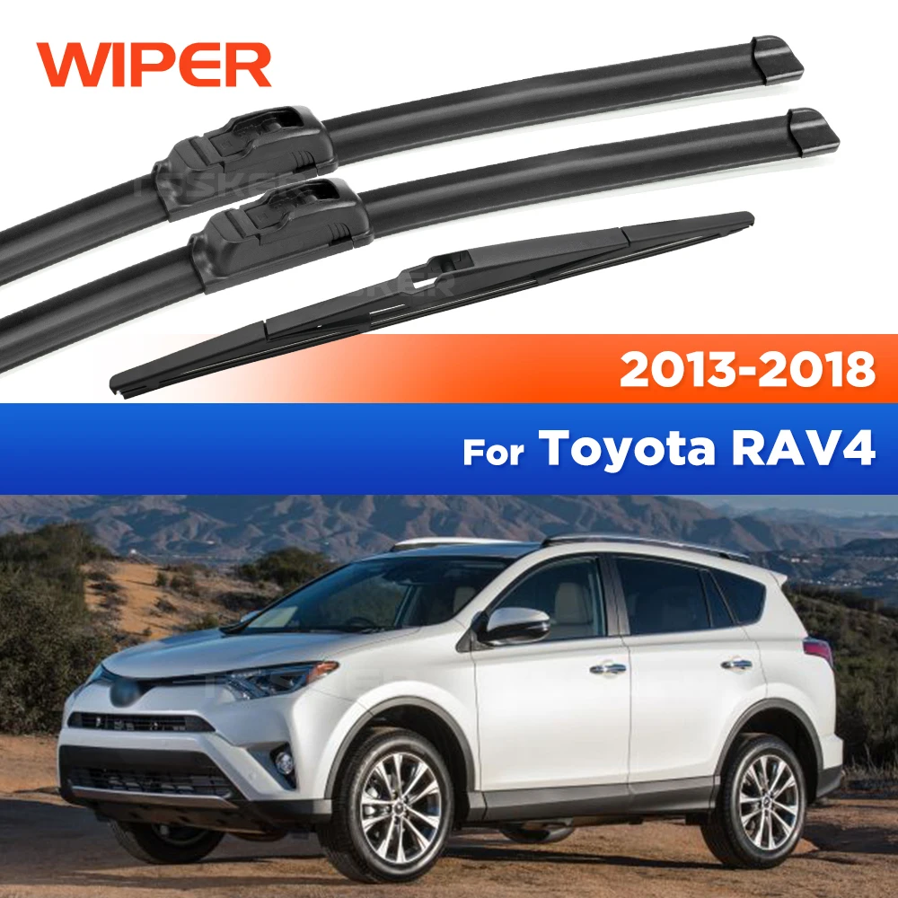 

Wiper Front & Rear Wiper Blades Set For Toyota RAV4 XA40 2013 14 15 16 17 2018 Windshield Windscreen Window 26"+16"+10"