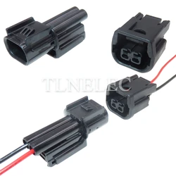 2 Pin Way Auto Fog Lamp Wire Harness Socket With Wires Car Waterproof Connectors For Honda 6181-6851 6189-7408