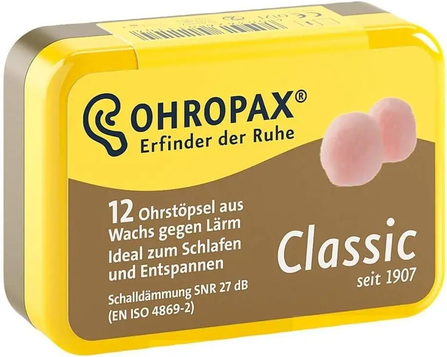 

Wax Ear Plugs for Swimming & Bathing, 12 Pack - Keep Water Out, Germany Quality