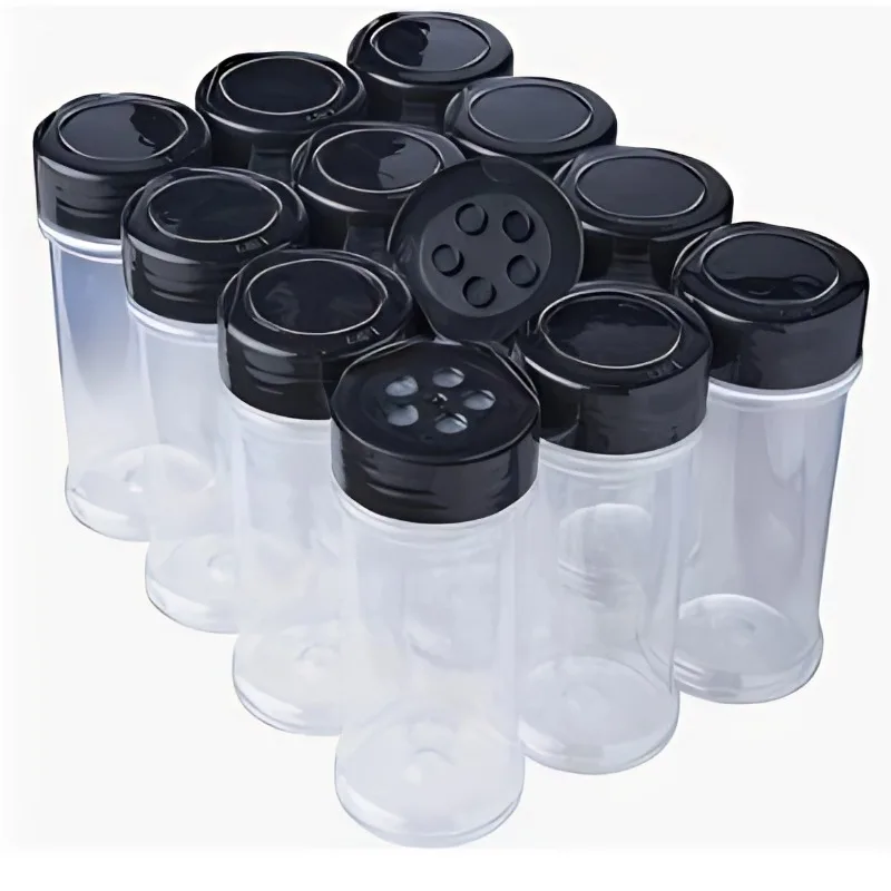Thickened Clear Glass Household Kitchen Storage Canister, Acacia Wood Seal Lid Jar for Cereal Spices Dry Fruit