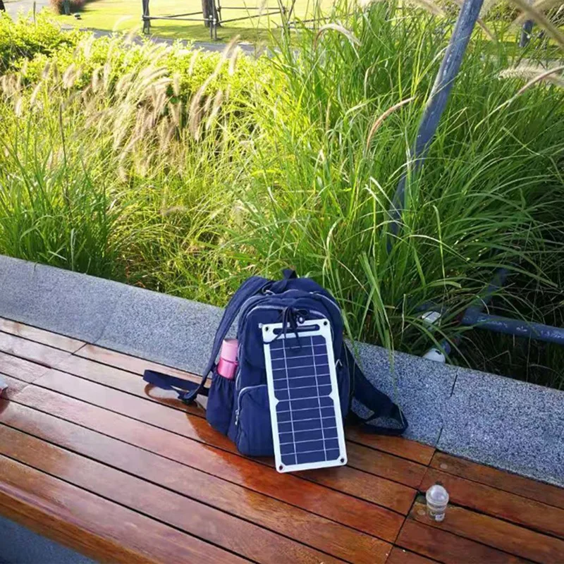 1 Piece Solar Photovoltaic Panel 6V USB Portable Panel For Mobile Phone Power Bank 6W Battery Charger Outdoor Travel