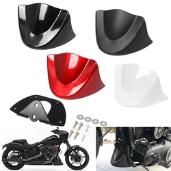 Red Motorcycle Lower Front Chin Spoiler Air Dam Fairing Cover For Harley Dyna Fat Bob Models 2006-2018