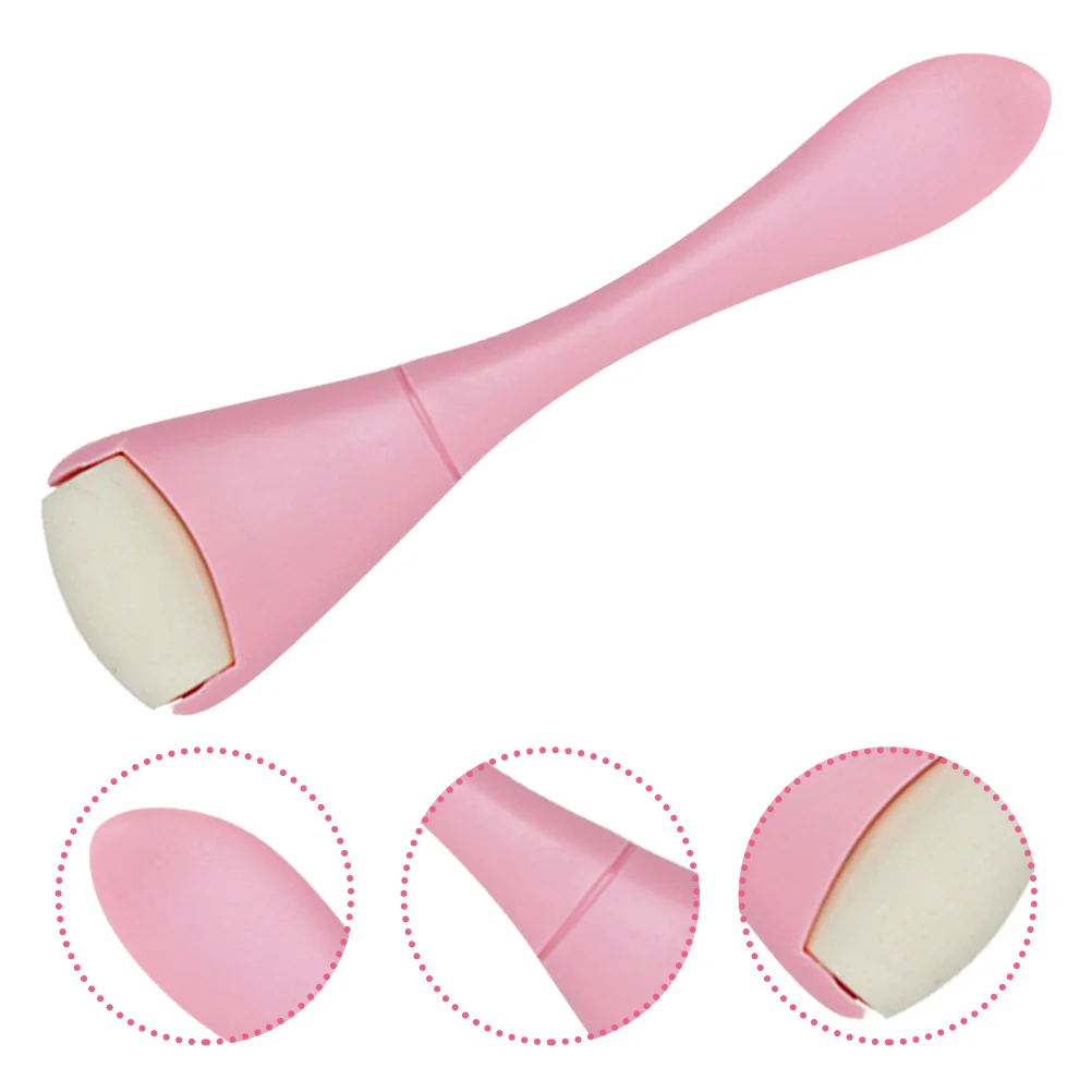 

Volcanic Stone Roller Face Beauty Skin Care Tool Oil Cleaning Pink Absorbing Stick Miss