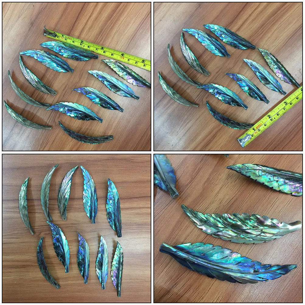 2 pendenti con conchiglia di abalone, eleganti accessori per la creazione di gioielli fai da te, collane con portachiavi fatti a mano unici
