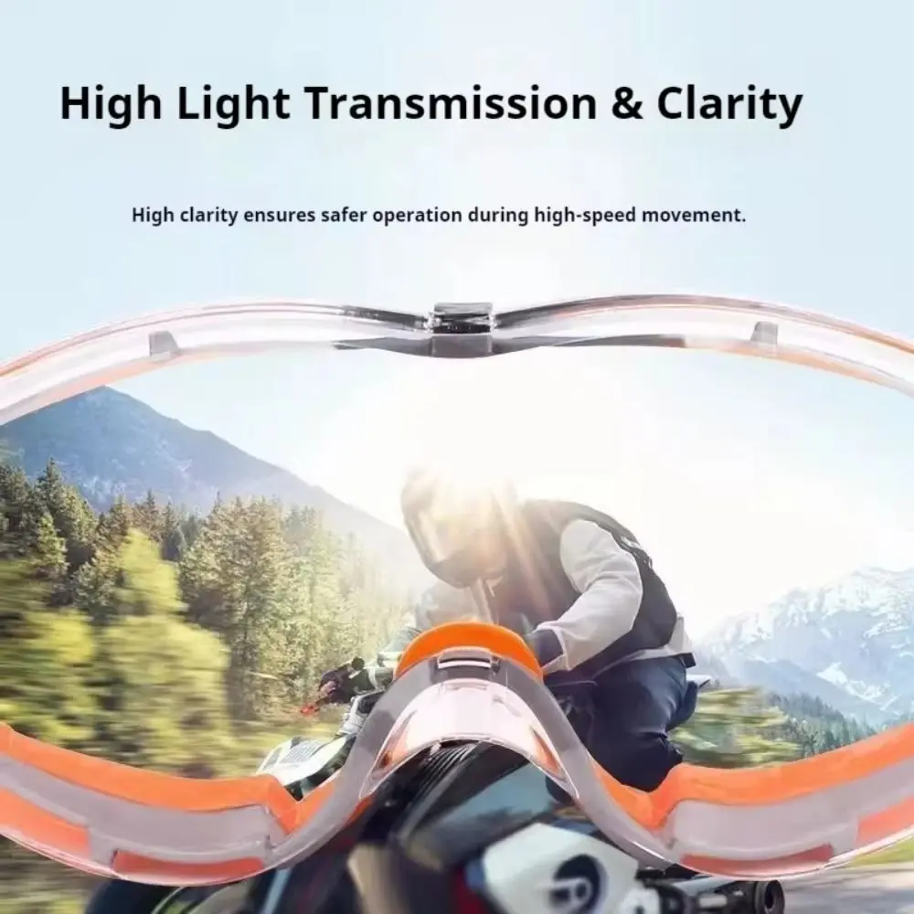 Anti Scratch Safety Glasses Lightweight Silicone Frame Anti Fog Goggles Clear Lens Splash Proof Protective Eyewear