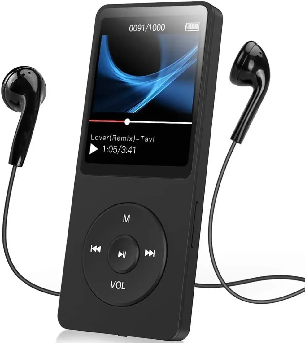 Latest Bluetooth MP3 Portable Large Capacity Battery Student Walkman Music Player E-books FM Radio Video Sound Recorder Game New