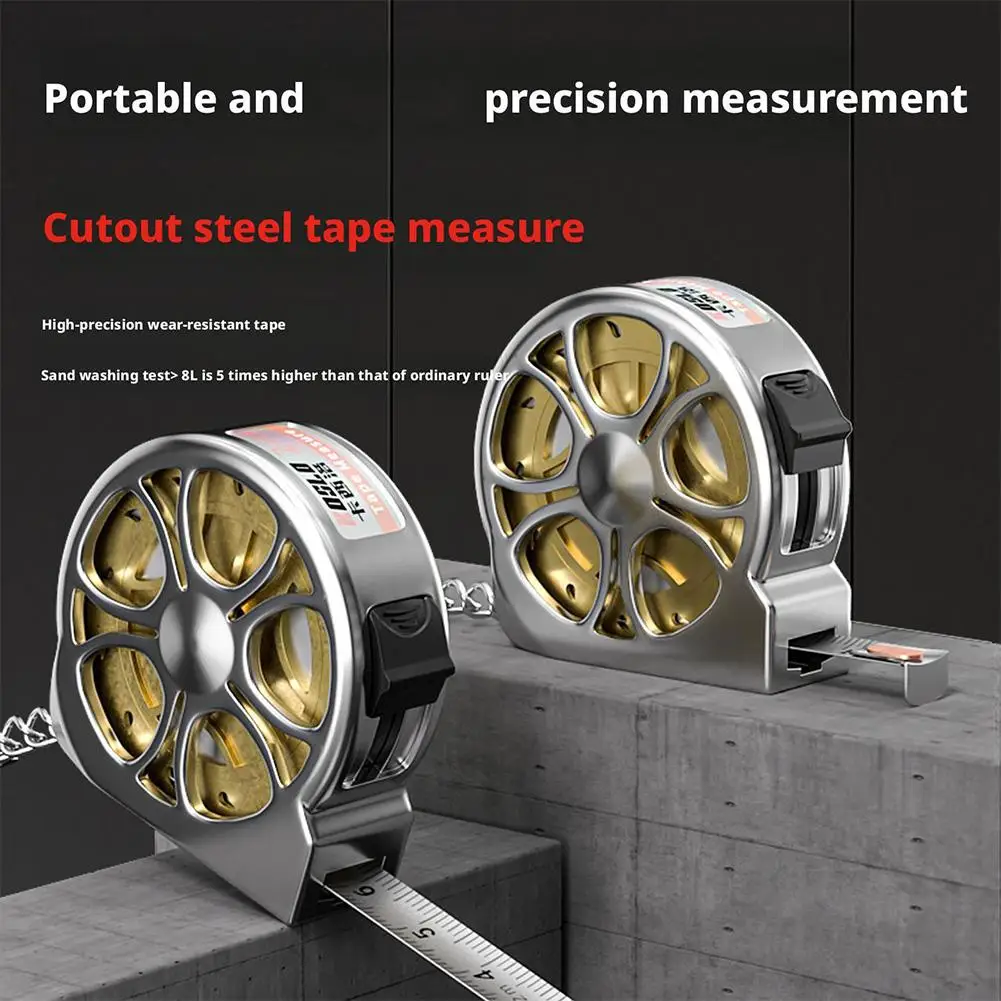 شريط قياس الجيب الصغير 2 متر |   شفرة من الفولاذ المقاوم للصدأ وغلاف ABS |   أداة قياس قابلة للسحب للمنزل والمكتب والأعمال اليدوية والسفر