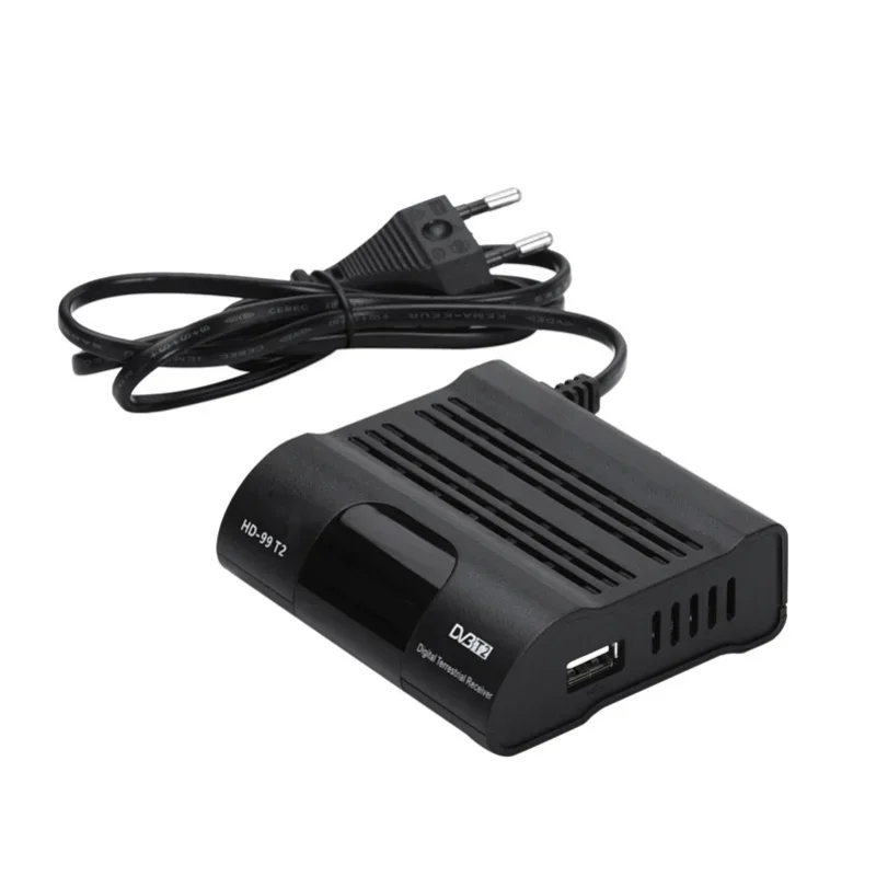 1080P FTA HEVC 265 DVB T2 Digital TV Tuner H.265 TV Reseptor Full HD DVBT2 Set-Top Box Penerima Wifi DVB - T