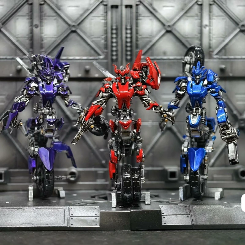 

Transformable Revenge of the Fallen Arcee Triplets Mini Resin Collection Model Statue