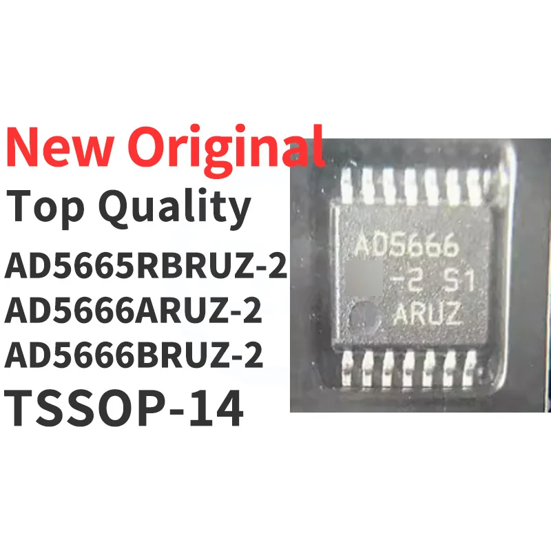 

(1 шт.) AD5665RBRUZ-2 AD5666ARUZ-2 AD5666BRUZ-2 TSSOP-14 Новый оригинал