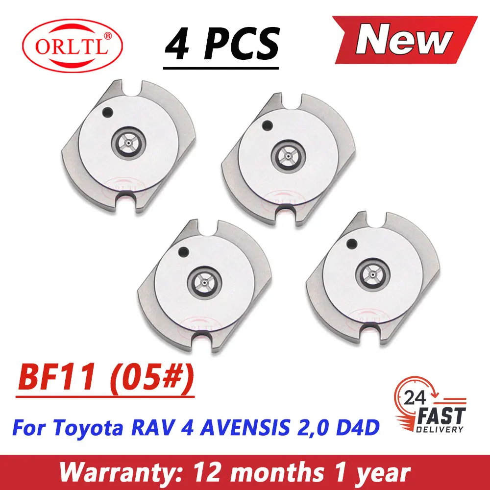 

4 шт. 095000-0570 23670-27030 новый дизельный инжектор регулирующий клапан отверстия пластина BF11 (05 # ) Для Toyota RAV 4 AVENSIS 2,0 D4D