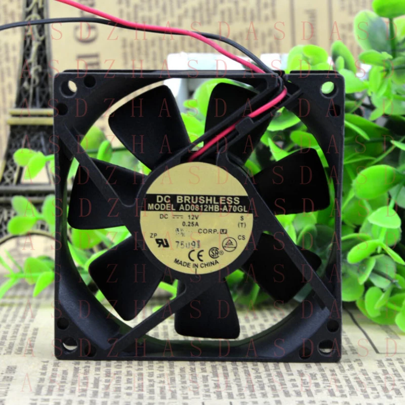 

Z for ADDA AD0812HB-A70GL 0.25A DC12V 8CM 8025 Silent Industrial Cooling Fan
