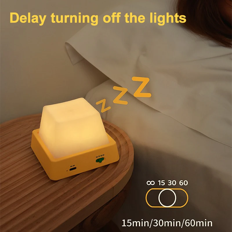 LED Night Lights Bedside Table Lamp Room Decoration USB Rechargeable Led Lamp Decor Holiday Baby Bedroom For Birthday Gift
