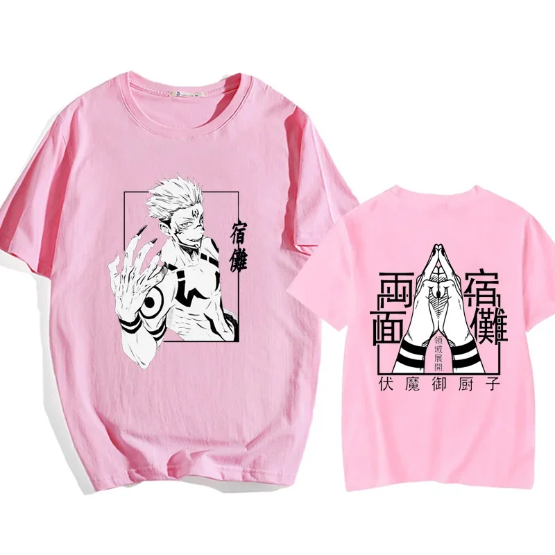 Anime Printed T-shirt Unisex Casual Loose Cool Y2k T-shirt