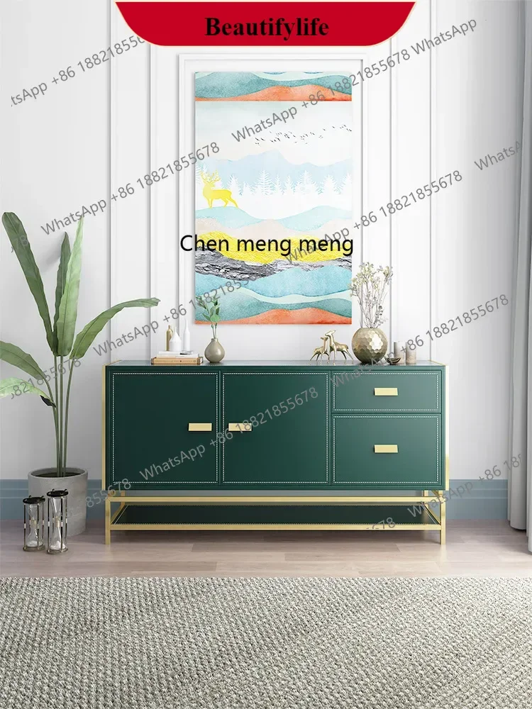 

M138Hotel furniture Hong Kong-style light luxury dining side cabinets Korean lockers, lockers