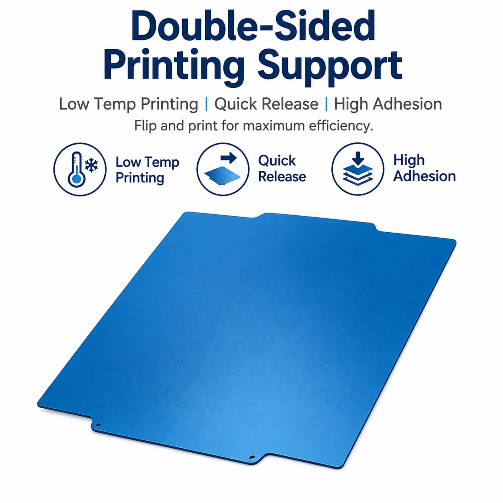 Cold Build Plate For Flashforge Creator 5 5Pro Build Plate Bed Fit PLA PETG Save Power for Flashforge C5 Pro Reduce Machine Load