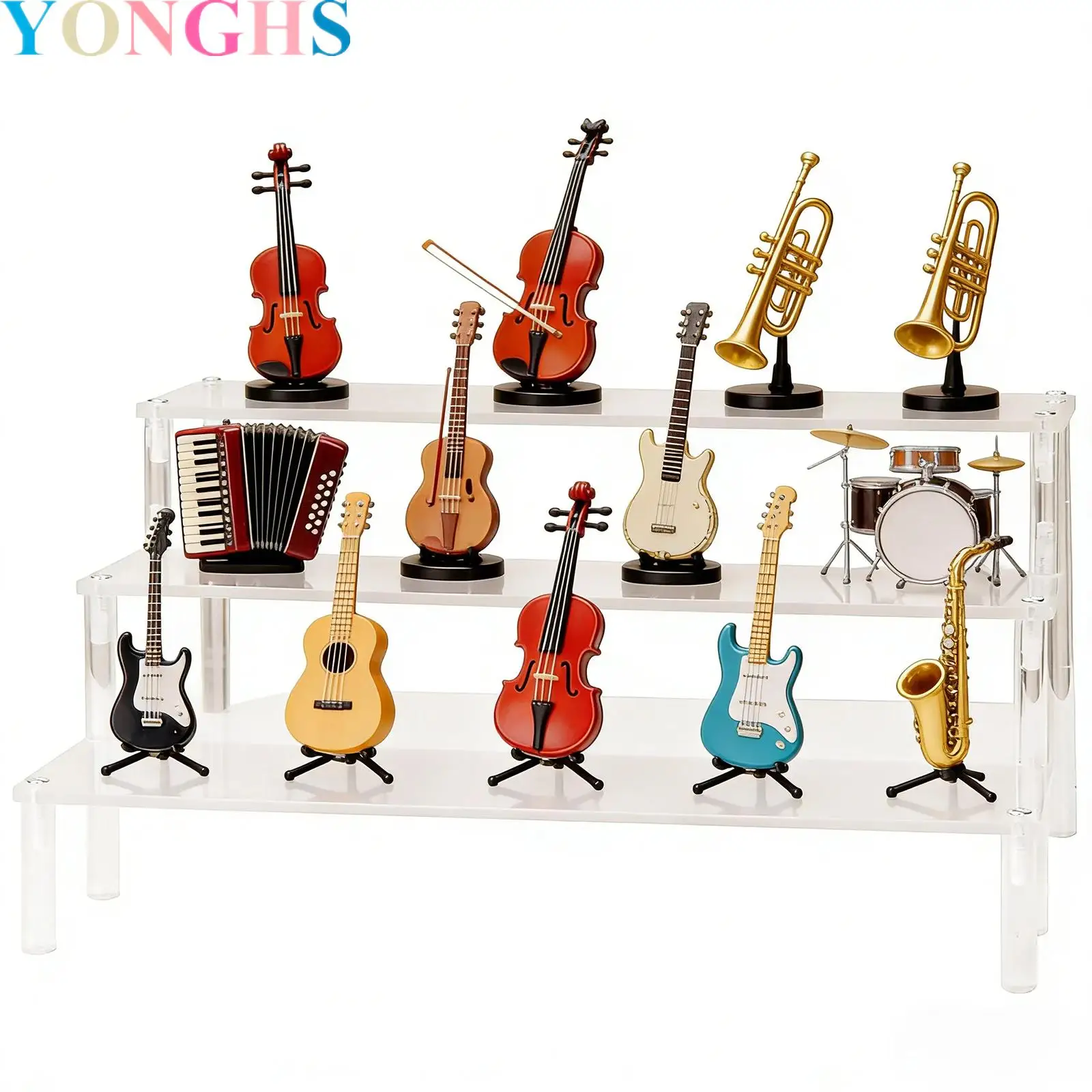

3mm Acrylic Display Risers Organizer Stand Clear for Figures Dessert Shelves for Display Shelf Party Decoration Organizer