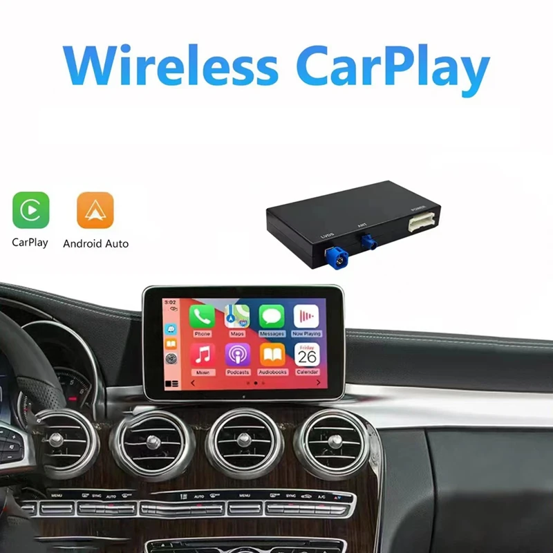 Wireless Carplay Module for C/GLC/S Class W205 W253 NTG5.0 System Android Auto Box Car Play Interface