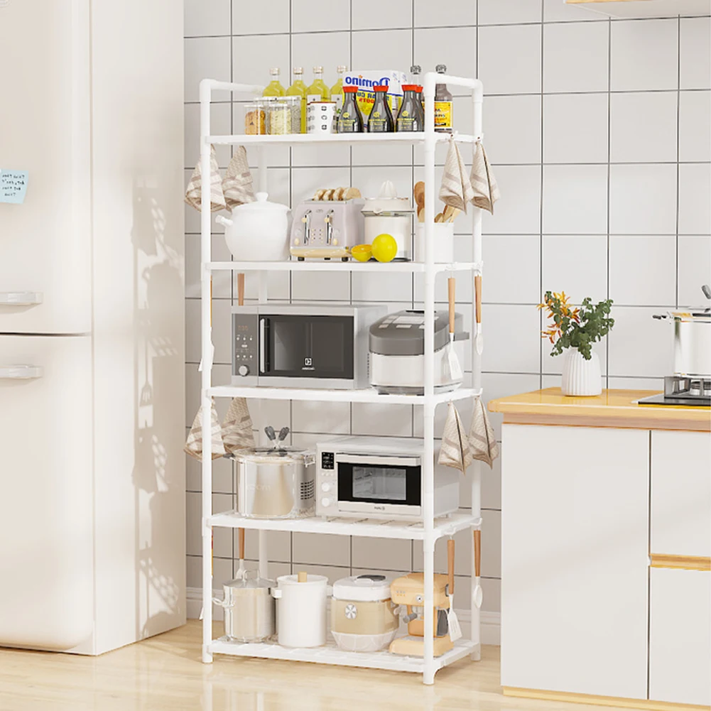 5-stöckiges Regal Schwerlast-Lagerregal 30 kg Tragkraft Stehendes Regal für Küche Speisekammer Schrank Badezimmer Waschküche Garage