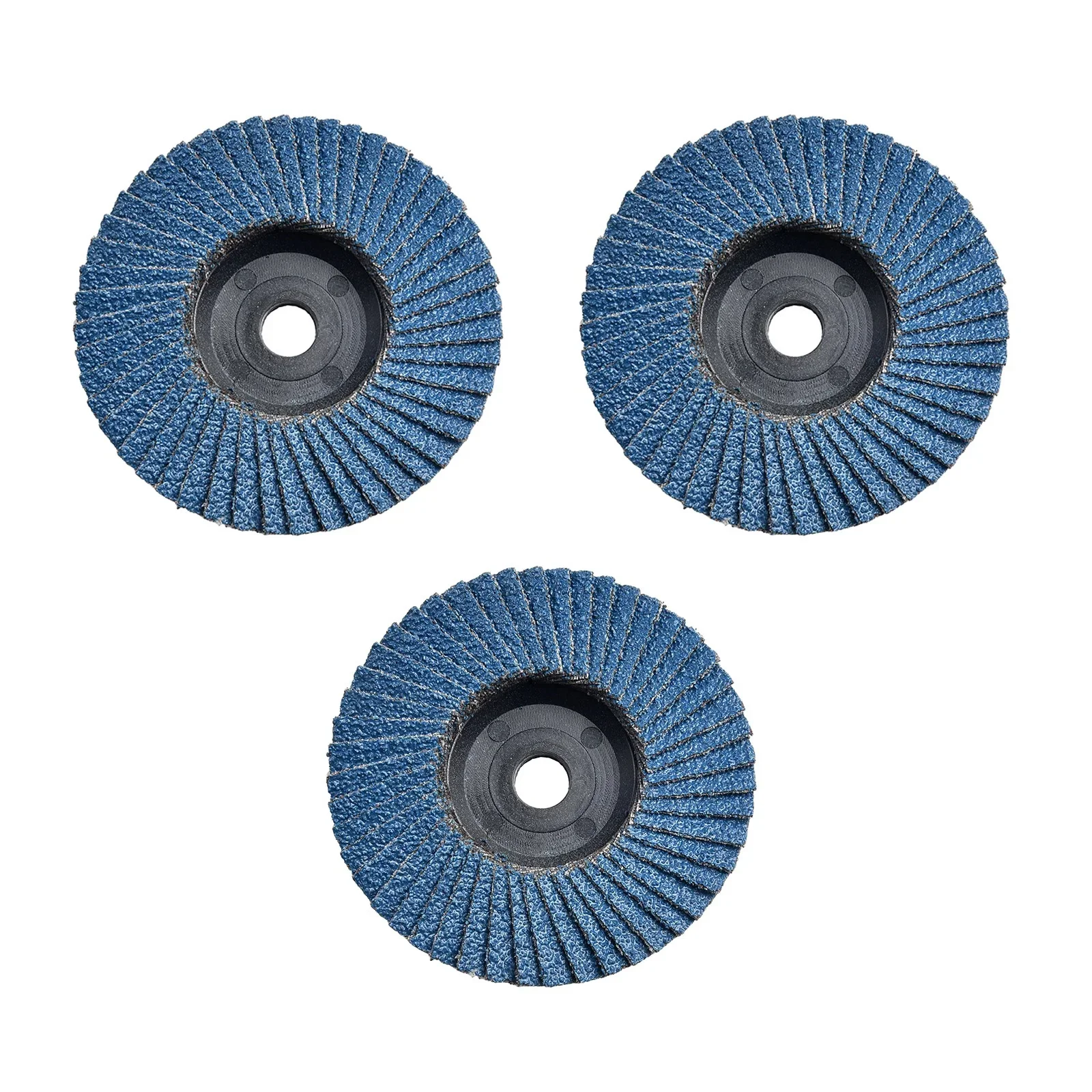 3Pcs 75mm Flat Flap Discs Grinding Wheels Wood Cutting For Angle Grinder 75mm 3 Inch Aperture 10mm 120 Grains Of Sand