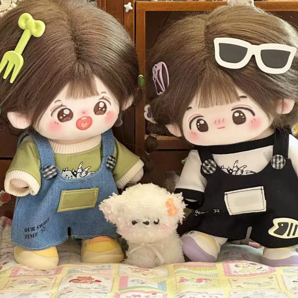 

Dress Up 20cm Cotton Doll's Clothes Multicolor Suit Doll Overall Set Fashion Lovely Star Doll Clothes Children Gift