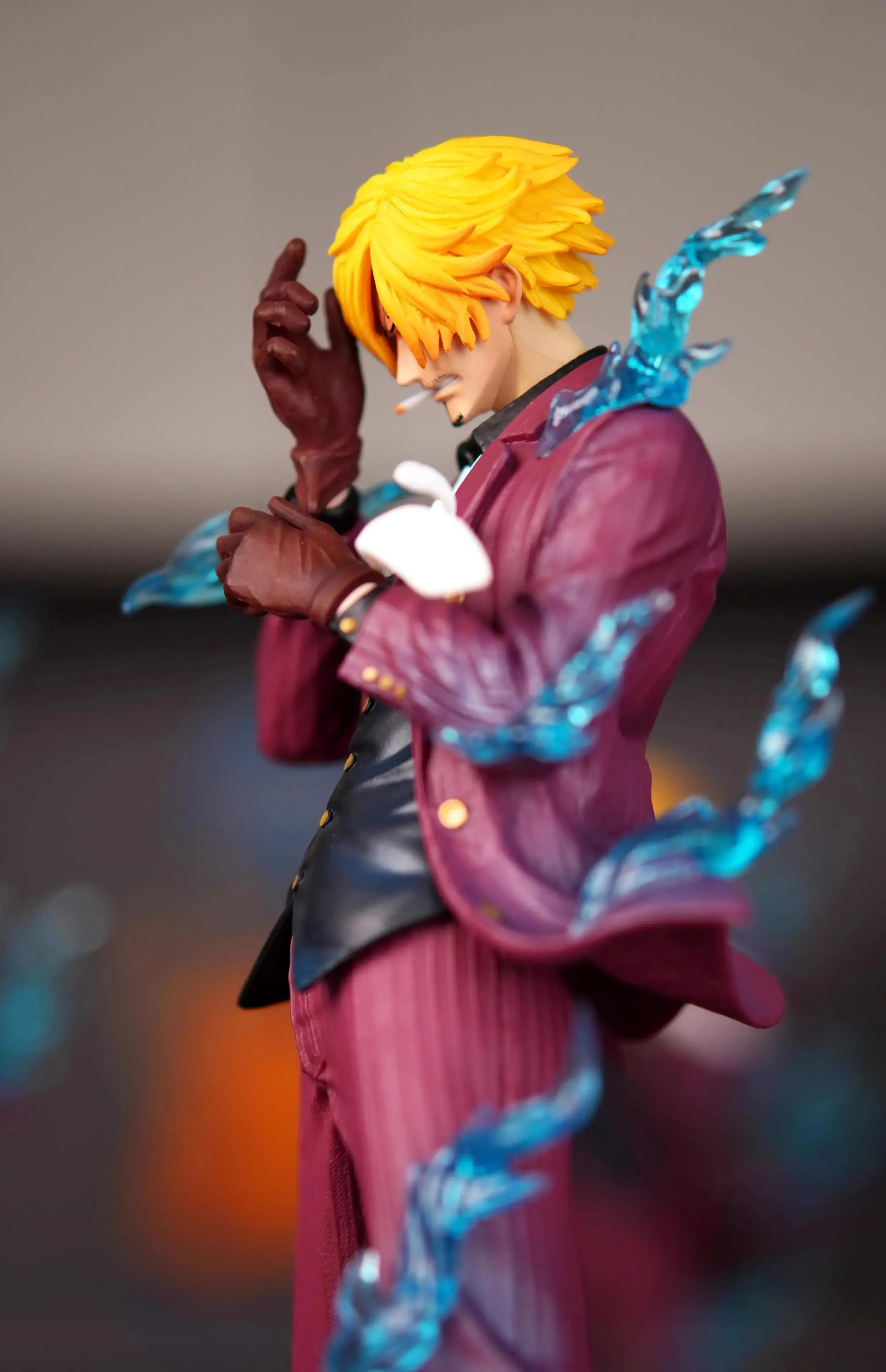 25CmอะนิเมะOne PieceรูปSanjiตัวเลขTuanhui Sanjiตุ๊กตาฐานPvcรูปปั้นคอลเลกชันรุ่นของเล่นสําหรับของขวัญเด็ก