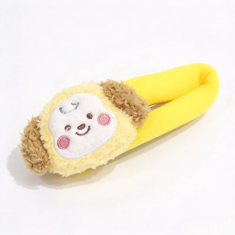 BT21 cartoon cute plush doll hair clip kawaii bubble break clip bangs clip hair accessories animation peripheral wholesale view 5