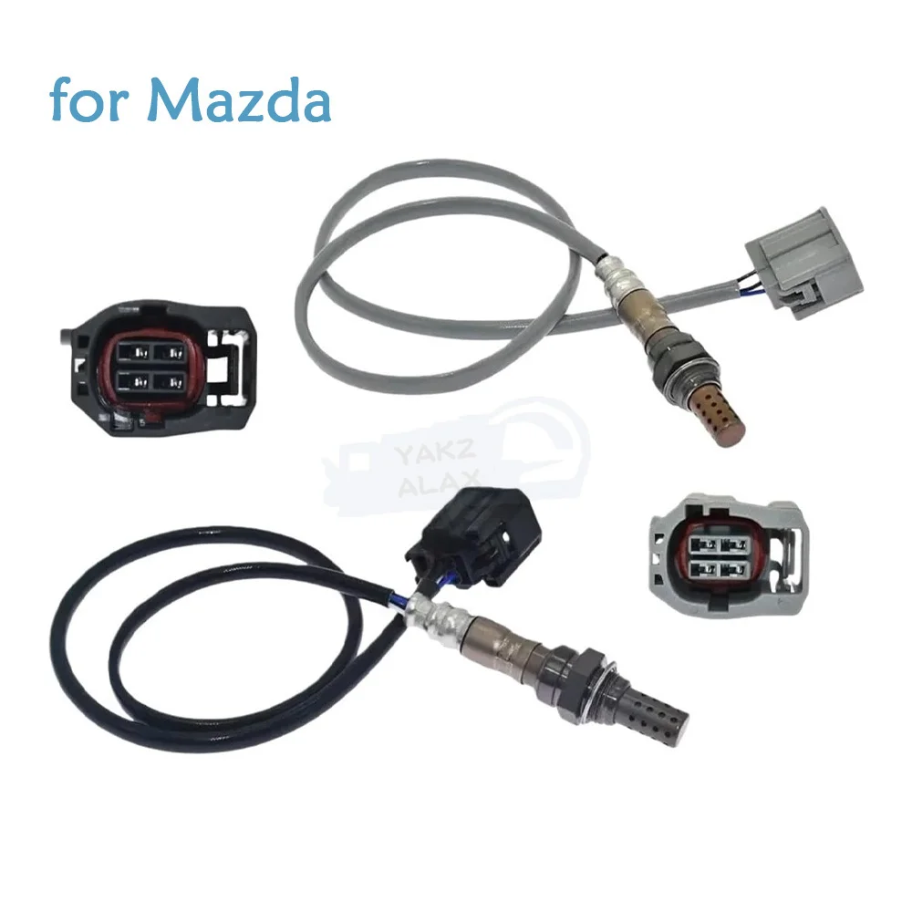 2Pcs Oxygen Sensor for Mazda 3 BK 1.4L 1.6L 2003 - 2015 Z601-18-861A  Z602-18-861A Front Rear Sensor 1 2 Upstream Downstream