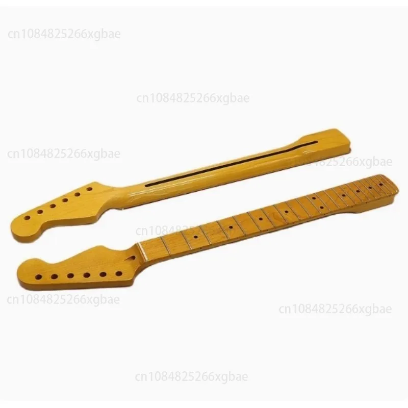 

22nd Fret Electric Guitar Neck Handle Bright Light Small Head Yellow Handle