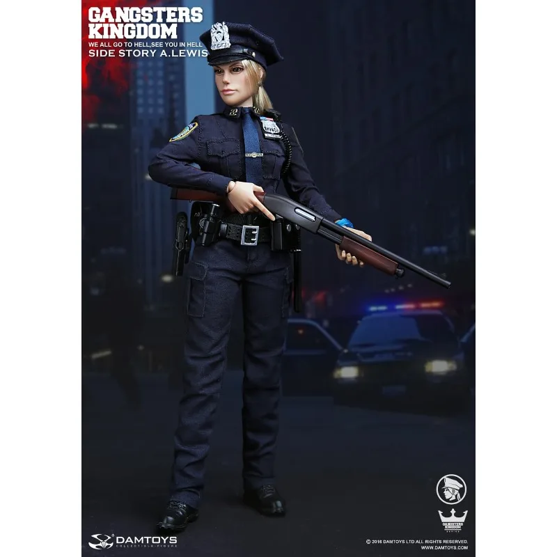 DAMTOYS Echte mobiele pop-serie Originele verhalen Anne Lewis, vrouwelijke politieagent 1/6 afgewerkt beweegbaar model Prachtig speelgoed