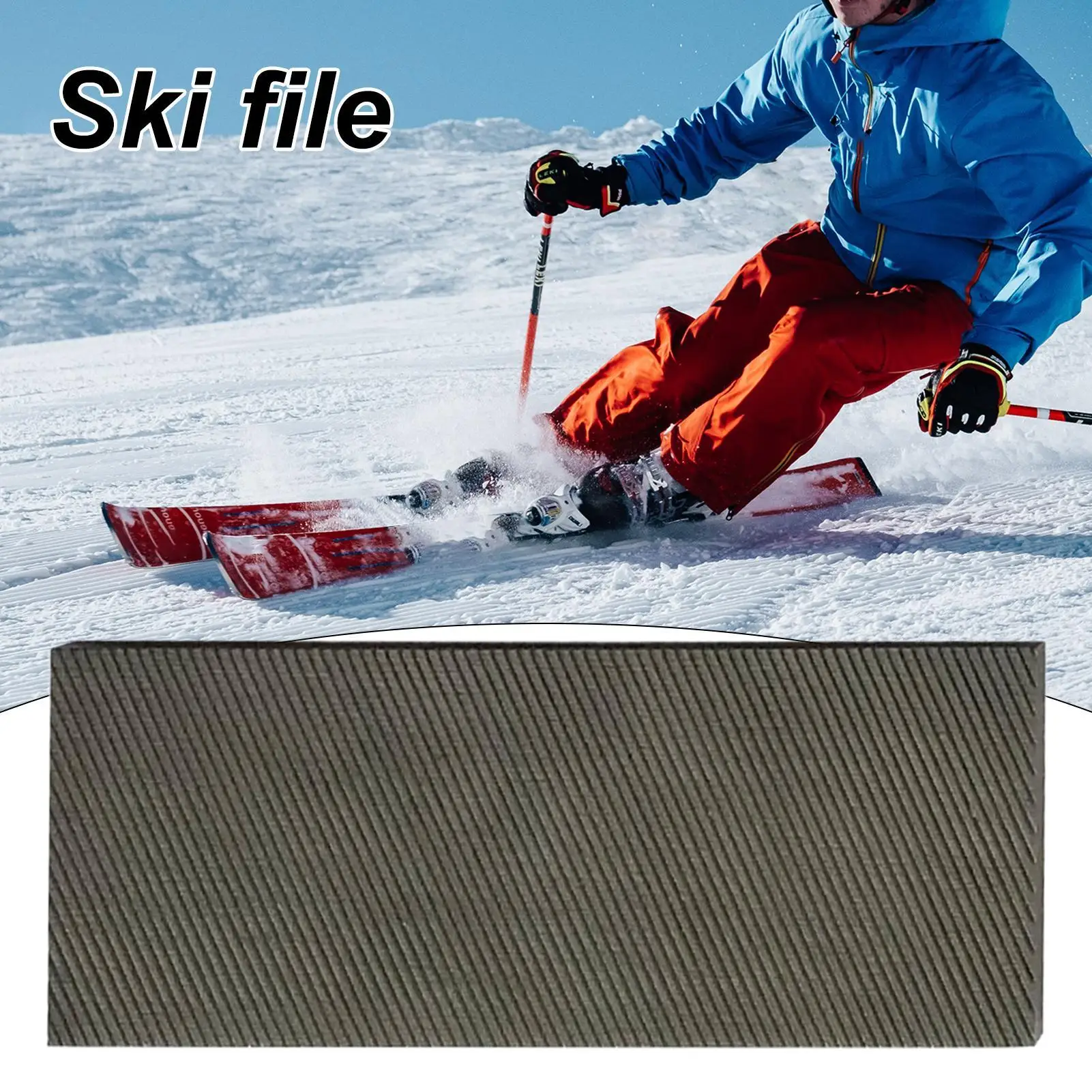 Ski-Schleiffeilen, Snowboard-Tuningfeilen, hochpräzises Trimmwerkzeug zur Verwendung mit allen Solid-Winkelmessern