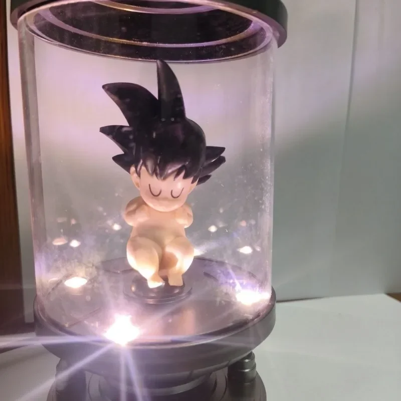 New Animation Dragon Ball Sun Wukong Cartoon Creative Cute Baby Breeding Room Petri Dish Luminous High-value Ornaments