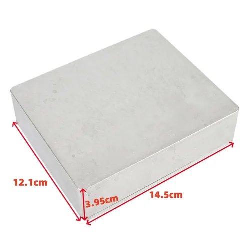 Imagen 2 del producto Caja de Pedal de aluminio de 1590XX (145*121*39,5mm) - Caja de Pedal de efectos duradera/para Pedal de efectos de guitarra Stompbox